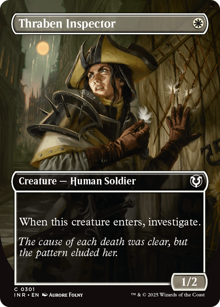 Thraben Inspector (Borderless) [Innistrad Remastered] | Game Master's Emporium (The New GME)