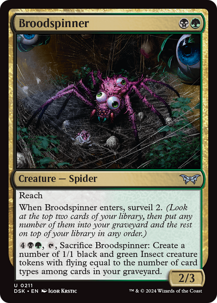 Broodspinner [Duskmourn: House of Horror] | Game Master's Emporium (The New GME)