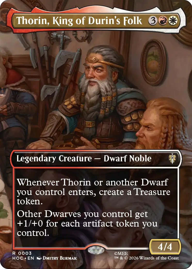 Thorin, King of Durin's Folk (Borderless) [The Hobbit: Eternal-Legal] | Game Master's Emporium (The New GME)