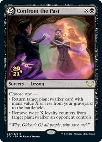 Confront the Past [Strixhaven: School of Mages Prerelease Promos] | Game Master's Emporium (The New GME)