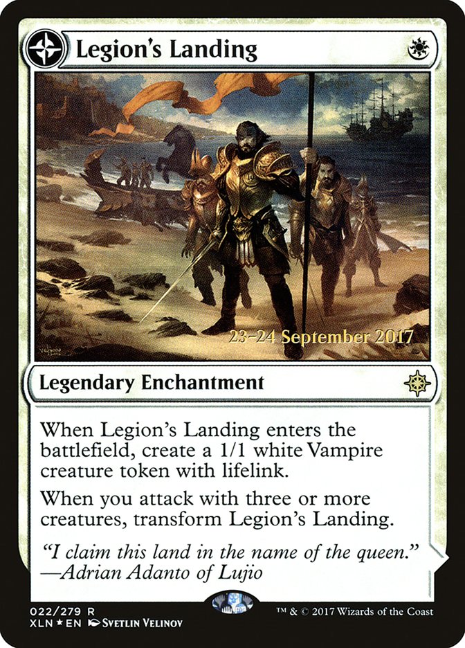 Legion's Landing // Adanto, the First Fort [Ixalan Prerelease Promos] | Game Master's Emporium (The New GME)