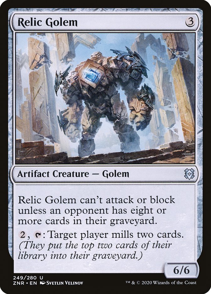 Relic Golem [Zendikar Rising] | Game Master's Emporium (The New GME)