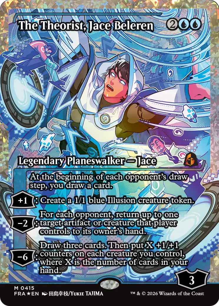 The Theorist, Jace Beleren (Showcase) (Fracture Foil) [Reality Fracture] | Game Master's Emporium (The New GME)