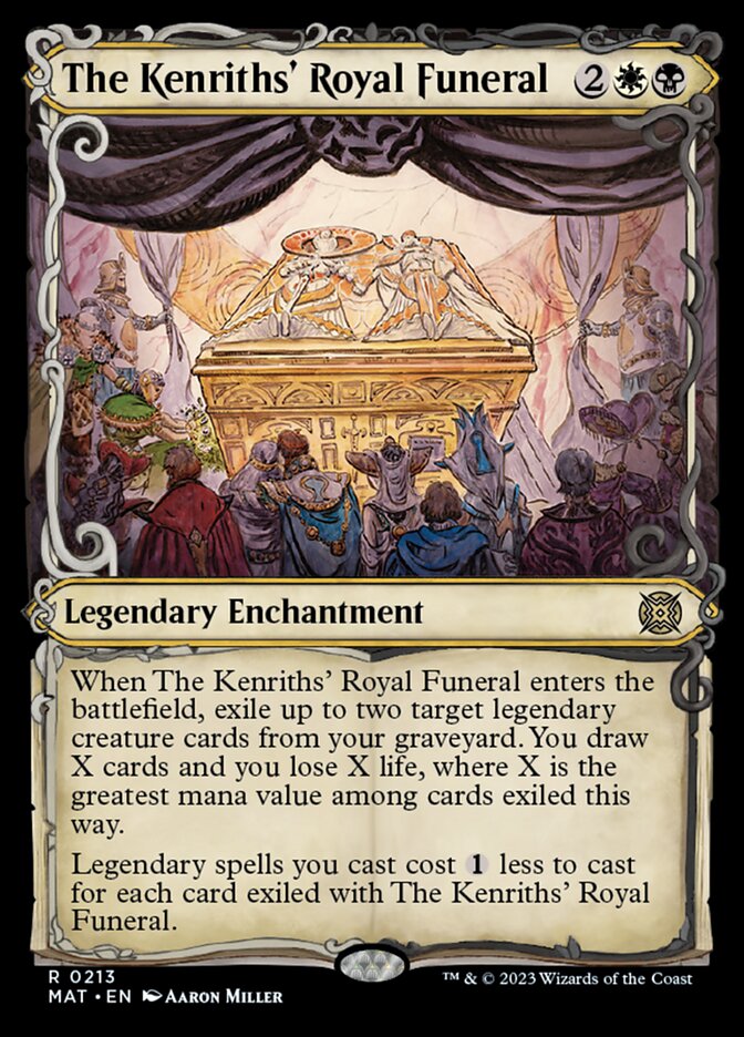 The Kenriths' Royal Funeral (Showcase Halo Foil) [March of the Machine: The Aftermath] | Game Master's Emporium (The New GME)