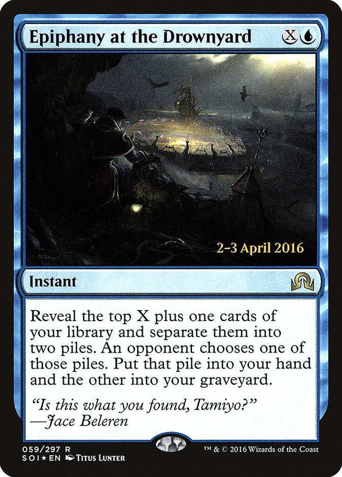 Epiphany at the Drownyard [Shadows over Innistrad Prerelease Promos] | Game Master's Emporium (The New GME)