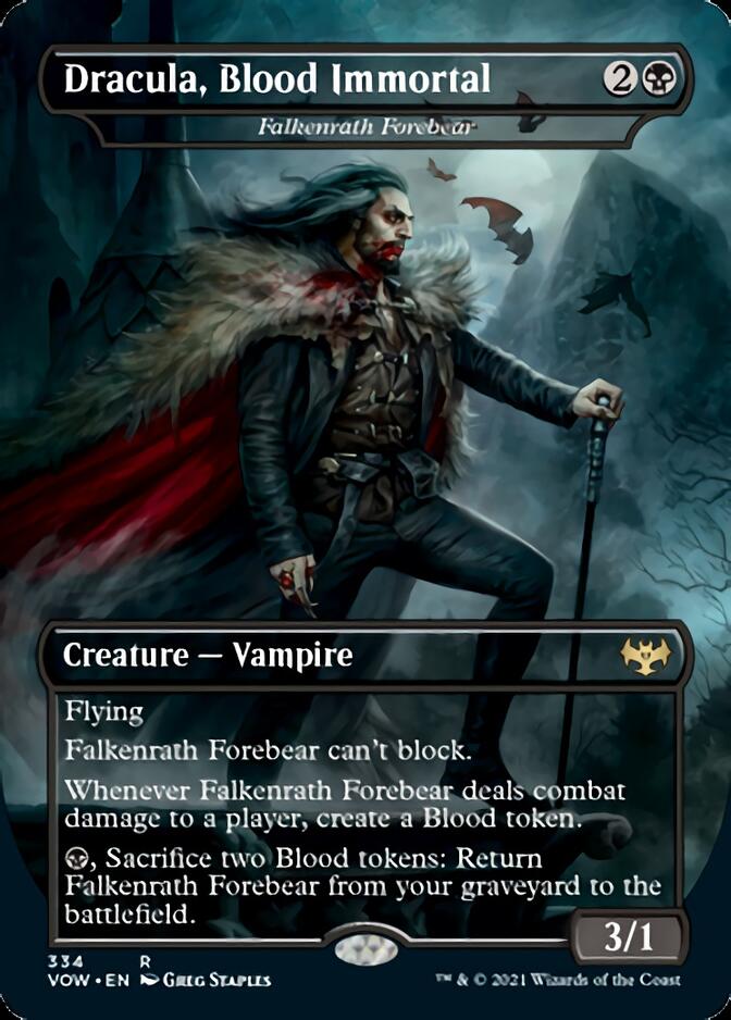 Falkenrath Forebear - Dracula, Blood Immortal [Innistrad: Crimson Vow] | Game Master's Emporium (The New GME)