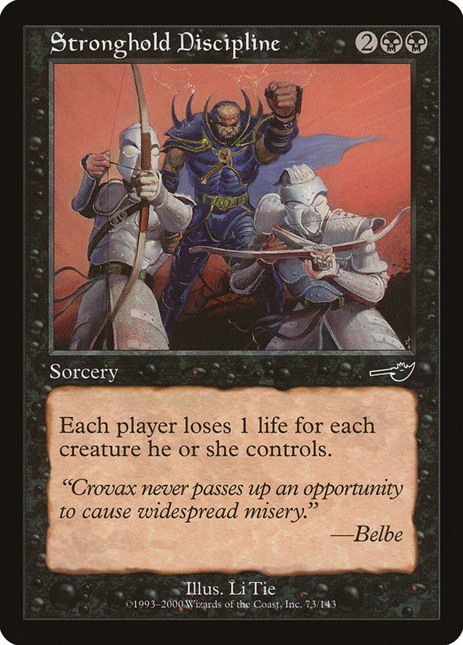 Stronghold Discipline [Nemesis] | Game Master's Emporium (The New GME)