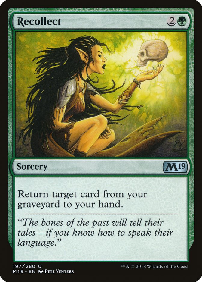 Recollect [Core Set 2019] | Game Master's Emporium (The New GME)