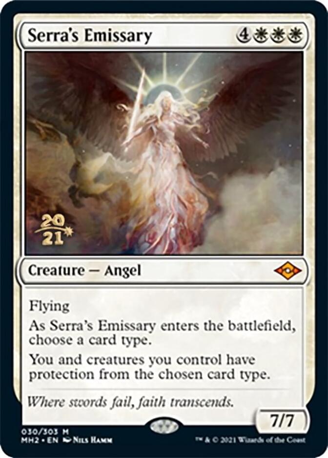 Serra's Emissary [Modern Horizons 2 Prerelease Promos] | Game Master's Emporium (The New GME)