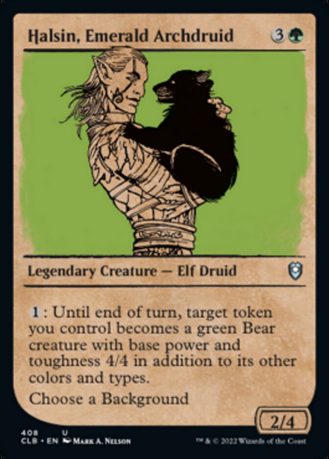 Halsin, Emerald Archdruid (Showcase) [Commander Legends: Battle for Baldur's Gate] | Game Master's Emporium (The New GME)