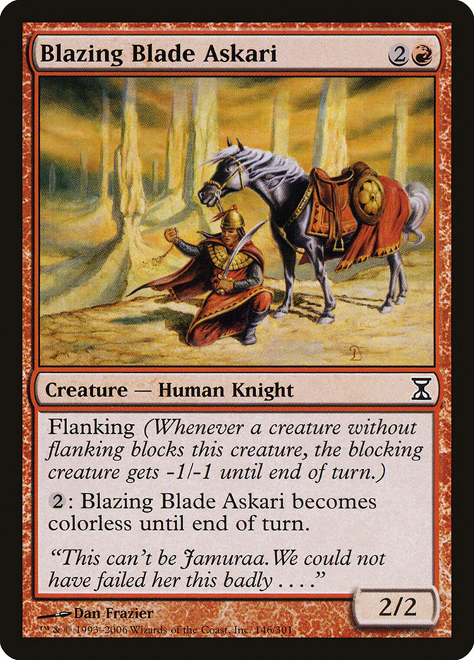 Blazing Blade Askari [Time Spiral] | Game Master's Emporium (The New GME)