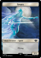 Spirit // Food (0024) Double-Sided Token (Surge Foil) [The Lord of the Rings: Tales of Middle-Earth Tokens] | Game Master's Emporium (The New GME)