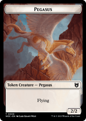 Pirate // Pegasus Double-Sided Token [Wilds of Eldraine Commander Tokens] | Game Master's Emporium (The New GME)