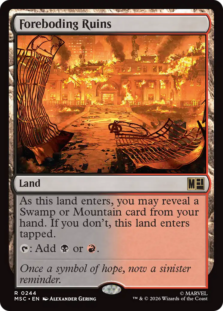 Foreboding Ruins [Marvel Super Heroes Commander] | Game Master's Emporium (The New GME)