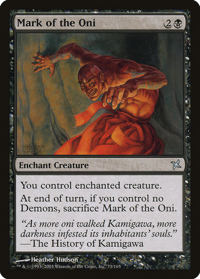 Mark of the Oni [Betrayers of Kamigawa] | Game Master's Emporium (The New GME)