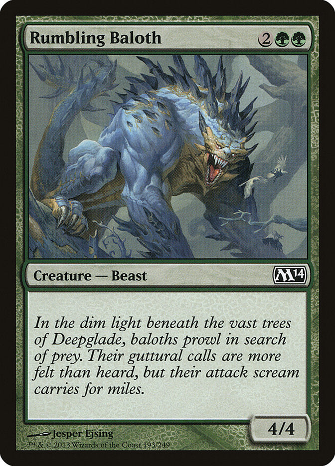 Rumbling Baloth [Magic 2014] | Game Master's Emporium (The New GME)