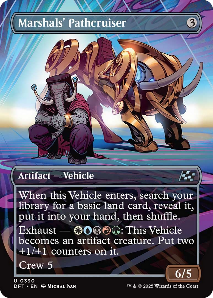 Marshals' Pathcruiser (Borderless) [Aetherdrift] | Game Master's Emporium (The New GME)
