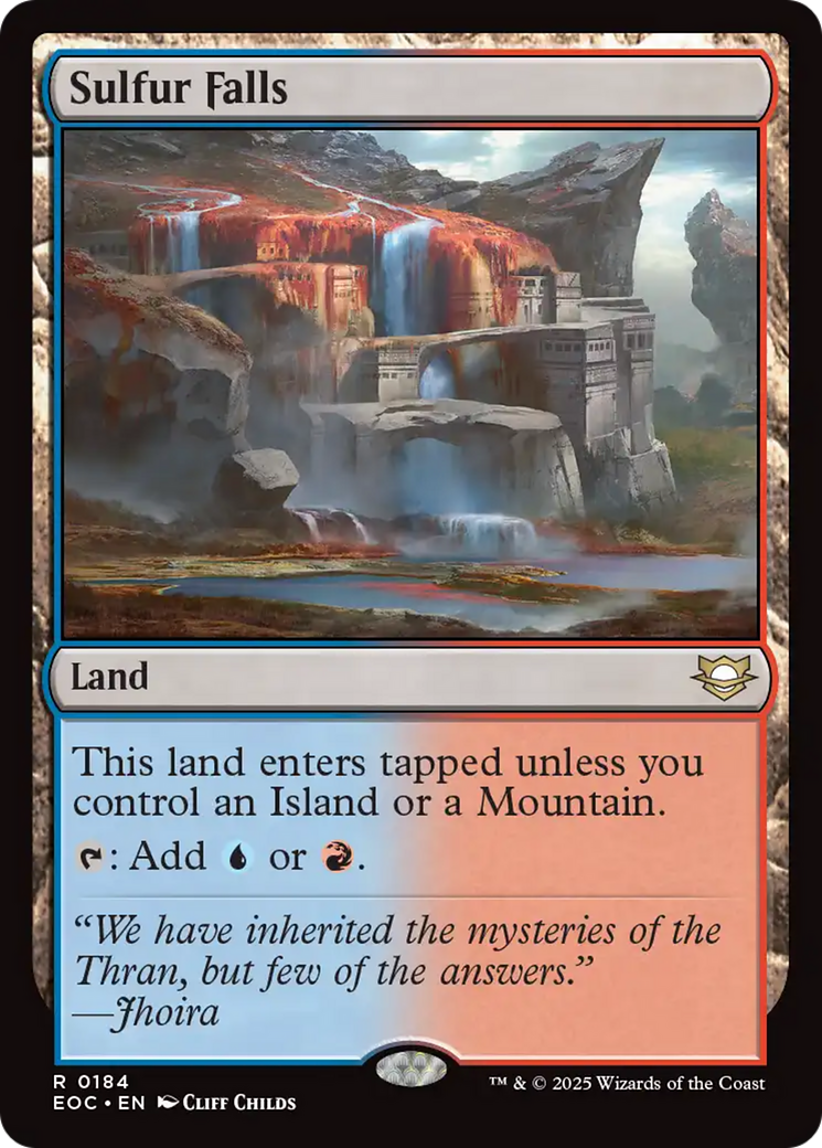 Sulfur Falls [Edge of Eternities Commander] | Game Master's Emporium (The New GME)