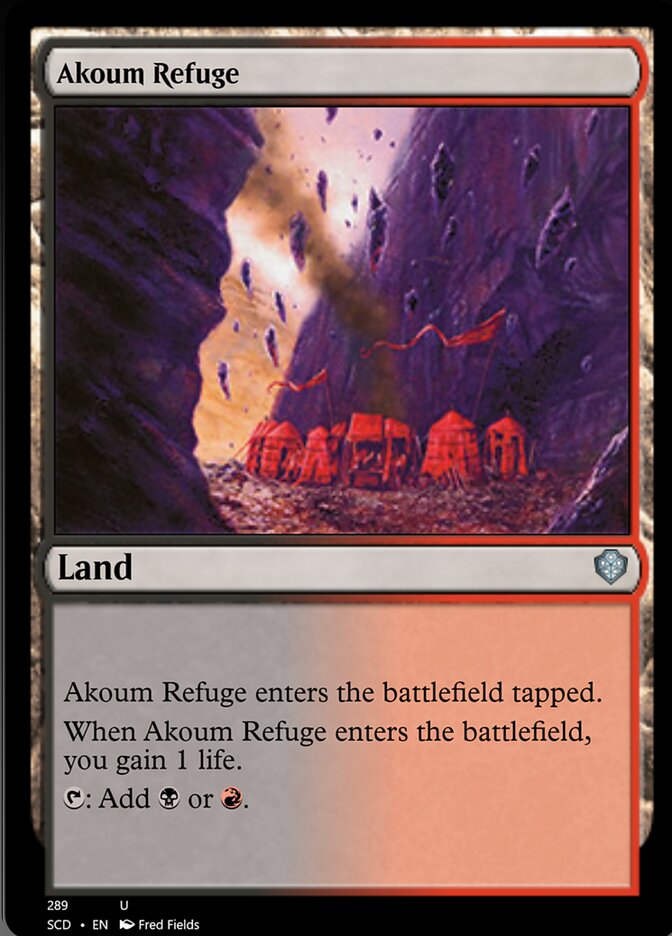 Akoum Refuge [Starter Commander Decks] | Game Master's Emporium (The New GME)