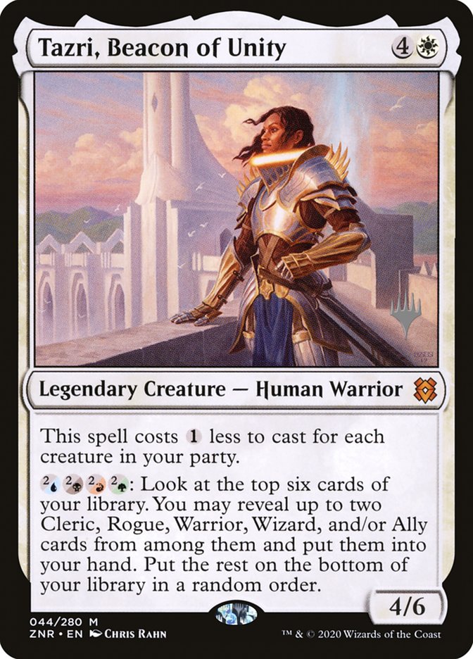 Tazri, Beacon of Unity (Promo Pack) [Zendikar Rising Promos] | Game Master's Emporium (The New GME)
