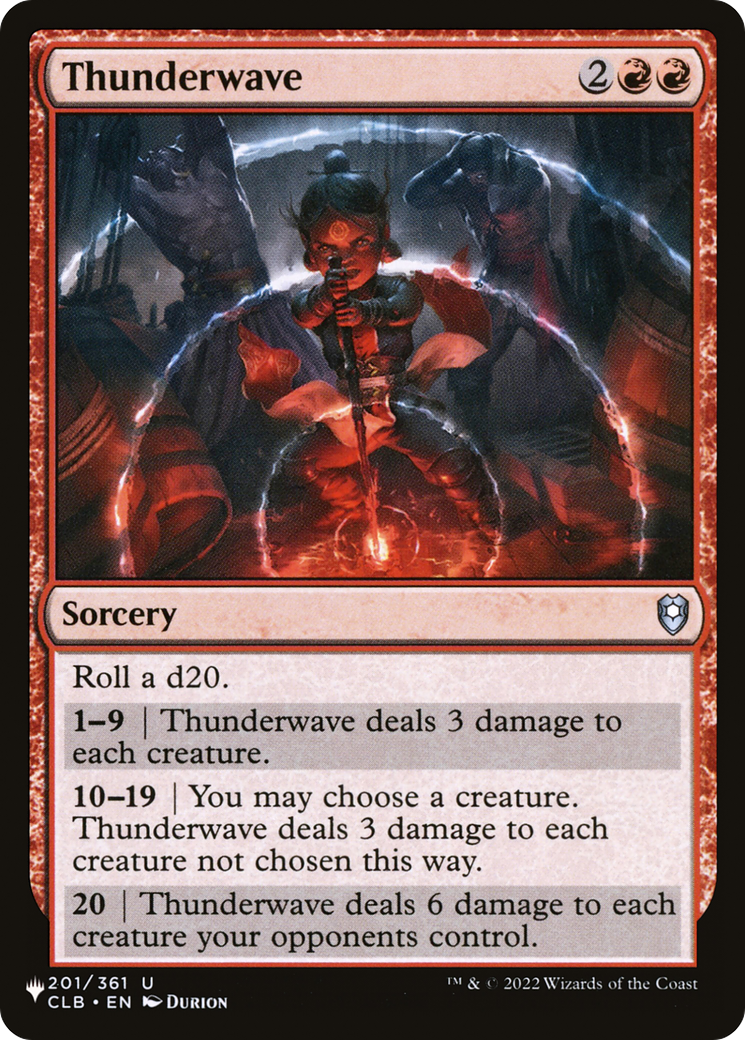 Thunderwave [The List] | Game Master's Emporium (The New GME)