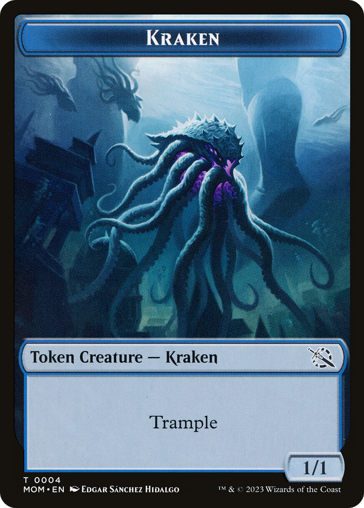 Soldier // Kraken Double-Sided Token [March of the Machine Tokens] | Game Master's Emporium (The New GME)