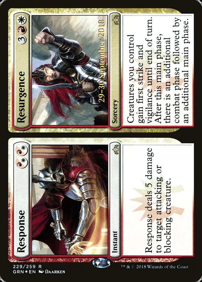 Response // Resurgence [Guilds of Ravnica Prerelease Promos] | Game Master's Emporium (The New GME)