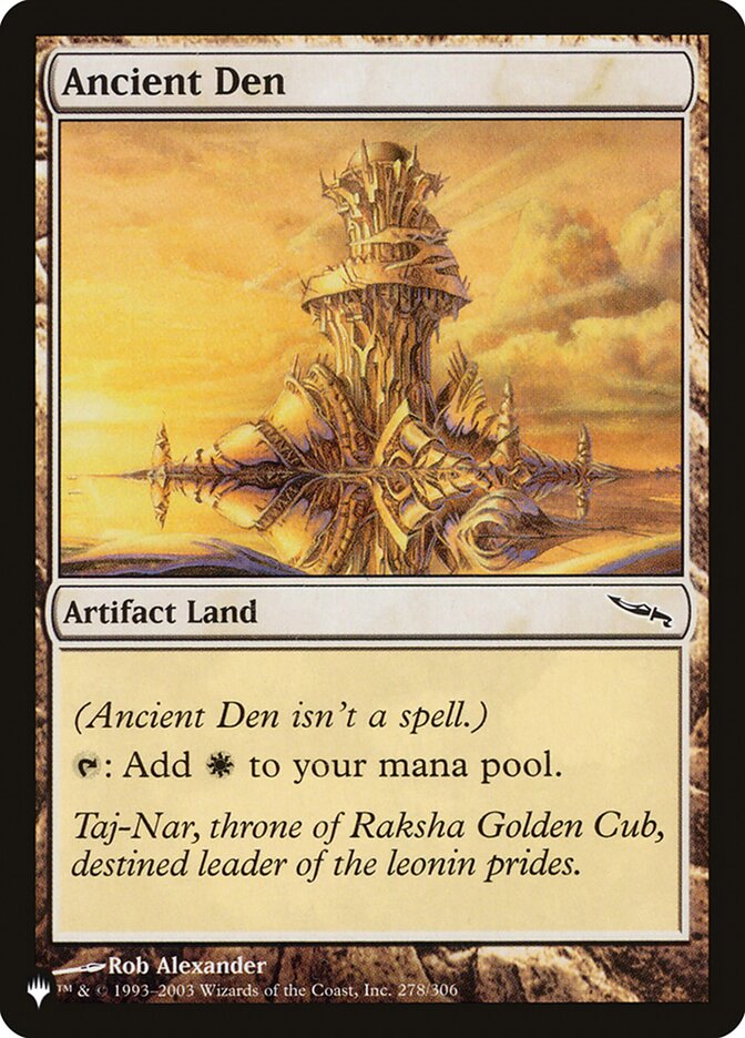 Ancient Den [The List] | Game Master's Emporium (The New GME)