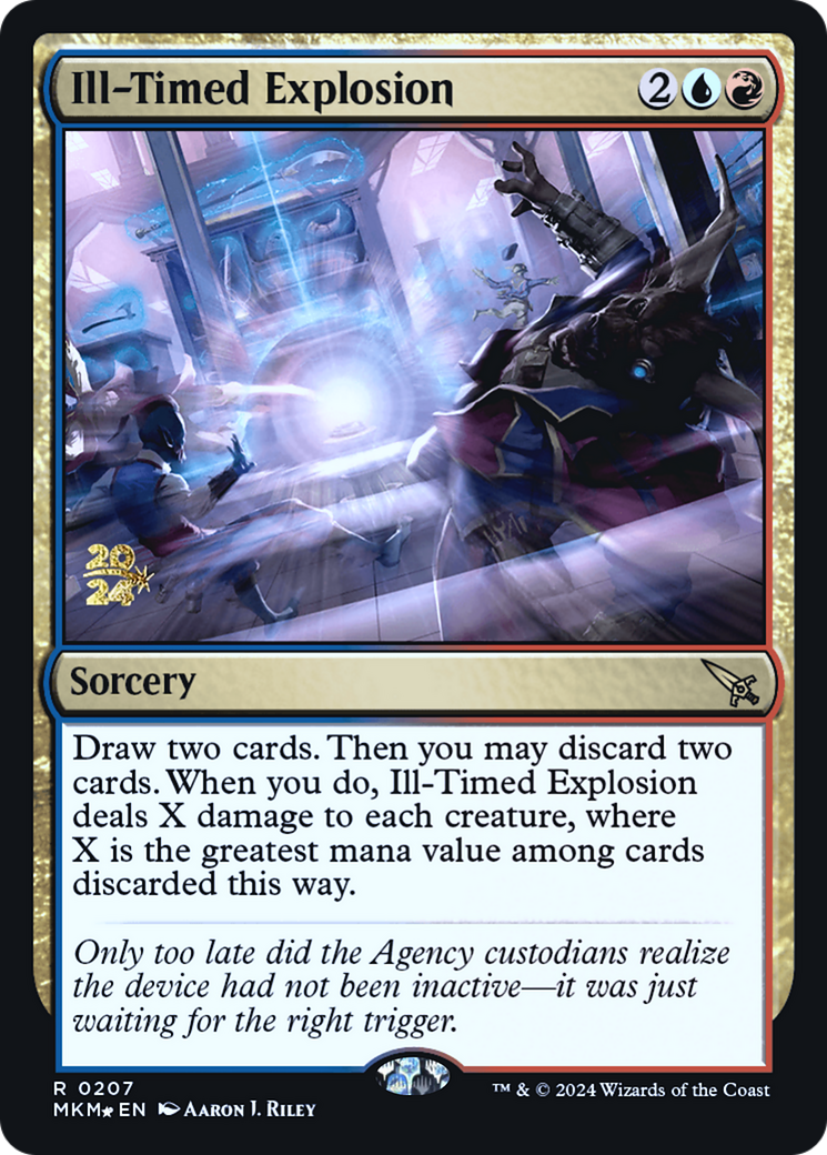 Ill-Timed Explosion [Murders at Karlov Manor Prerelease Promos] | Game Master's Emporium (The New GME)