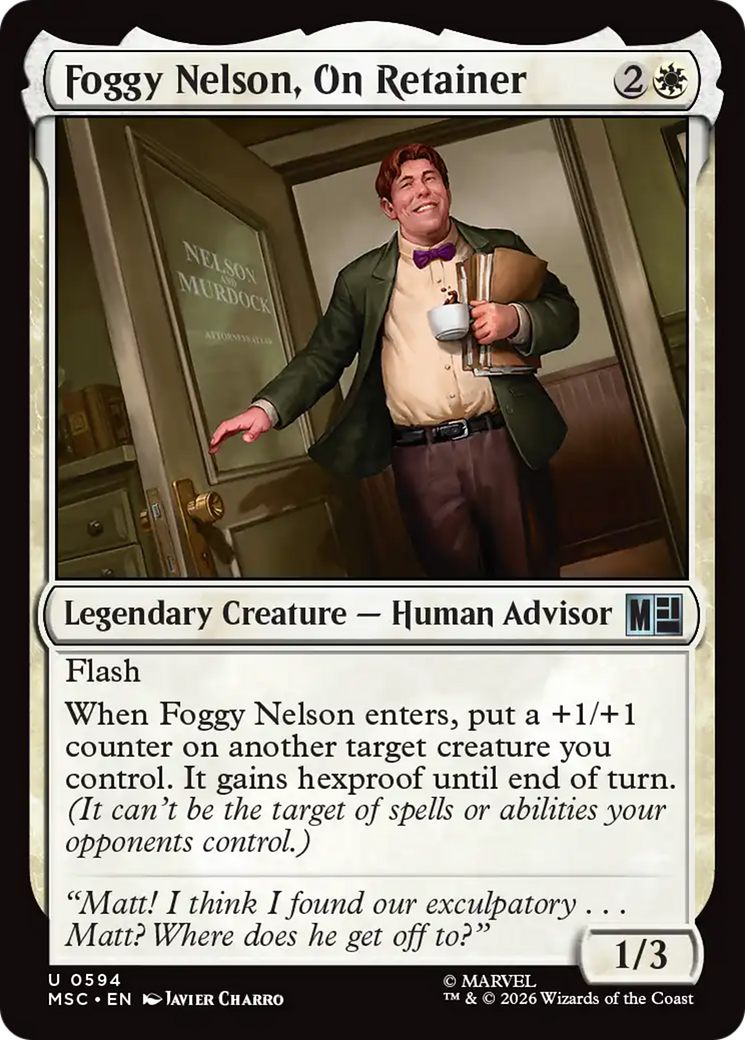 Foggy Nelson, On Retainer [Marvel Super Heroes Commander] | Game Master's Emporium (The New GME)