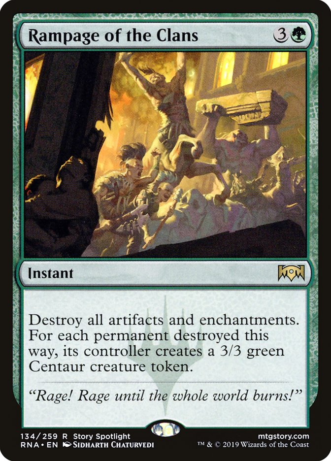 Rampage of the Clans [Ravnica Allegiance] | Game Master's Emporium (The New GME)
