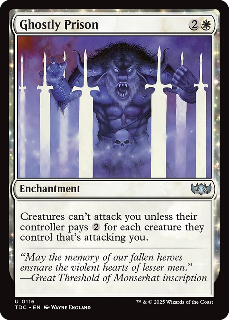 Ghostly Prison [Tarkir: Dragonstorm Commander] | Game Master's Emporium (The New GME)