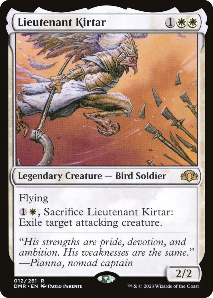 Lieutenant Kirtar [Dominaria Remastered] | Game Master's Emporium (The New GME)