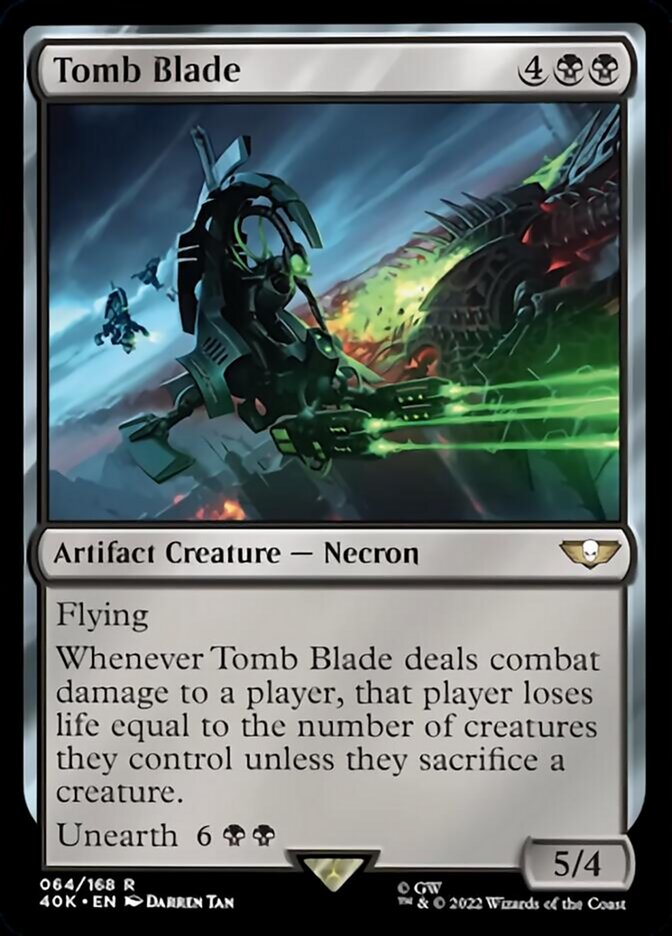 Tomb Blade (Surge Foil) [Warhammer 40,000] | Game Master's Emporium (The New GME)