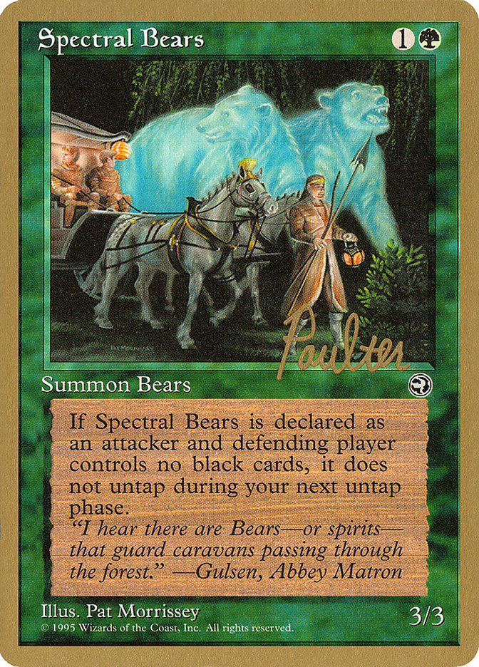 Spectral Bears (Preston Poulter) [Pro Tour Collector Set] | Game Master's Emporium (The New GME)