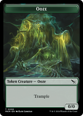Ooze // A Mysterious Creature Double-Sided Token [Murders at Karlov Manor Tokens] | Game Master's Emporium (The New GME)