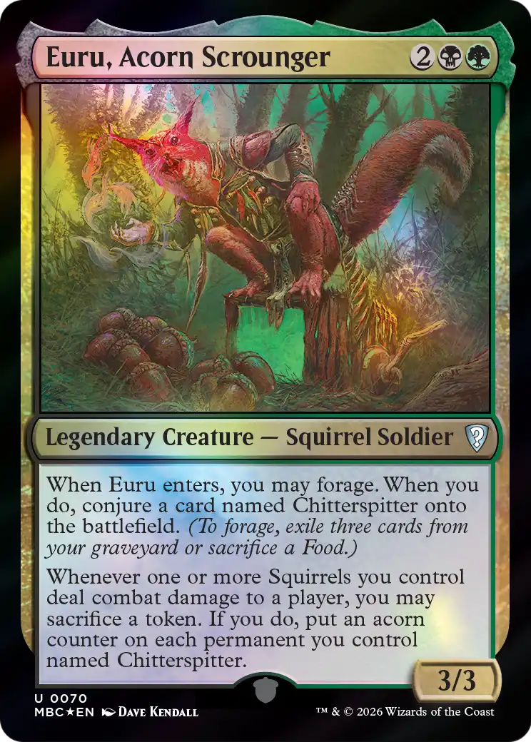 Euru, Acorn Scrounger [Mystery Booster: Commander Edition] | Game Master's Emporium (The New GME)