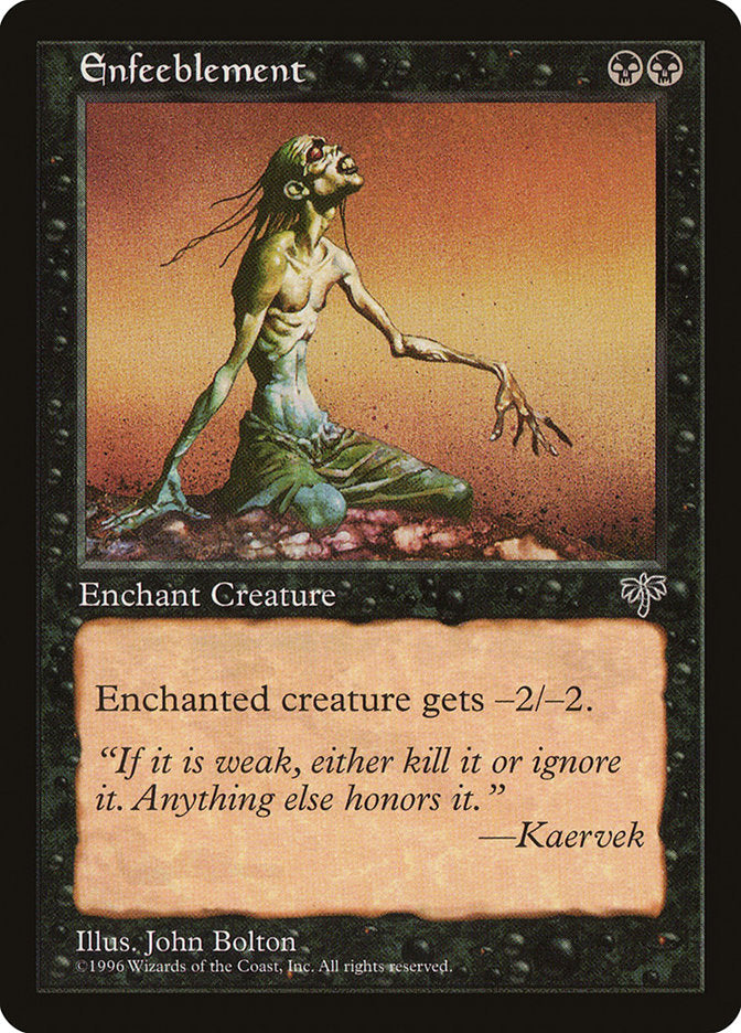 Enfeeblement [Mirage] | Game Master's Emporium (The New GME)