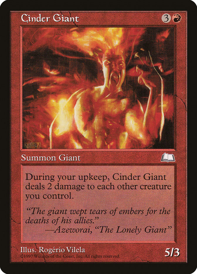 Cinder Giant [Weatherlight] | Game Master's Emporium (The New GME)