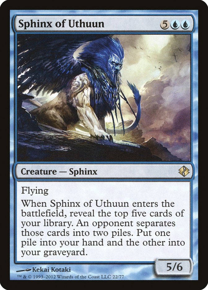 Sphinx of Uthuun [Duel Decks: Venser vs. Koth] | Game Master's Emporium (The New GME)