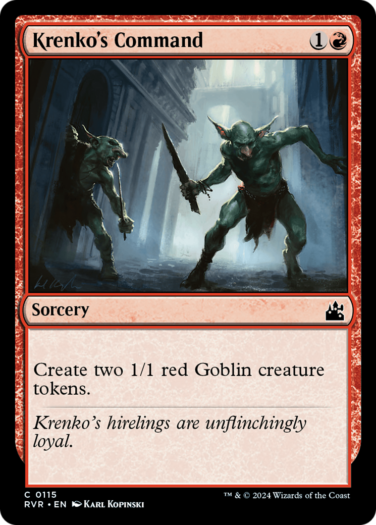 Krenko's Command [Ravnica Remastered] | Game Master's Emporium (The New GME)