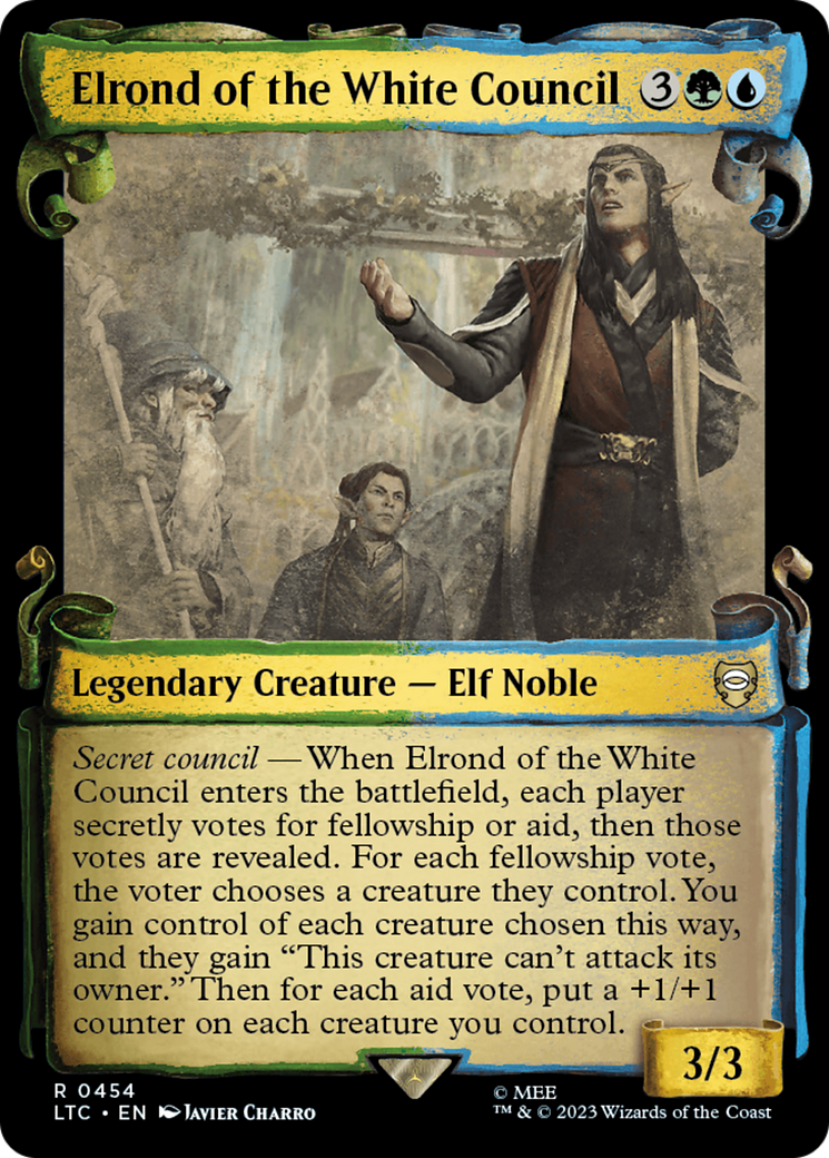 Elrond of the White Council [The Lord of the Rings: Tales of Middle-Earth Commander Showcase Scrolls] | Game Master's Emporium (The New GME)
