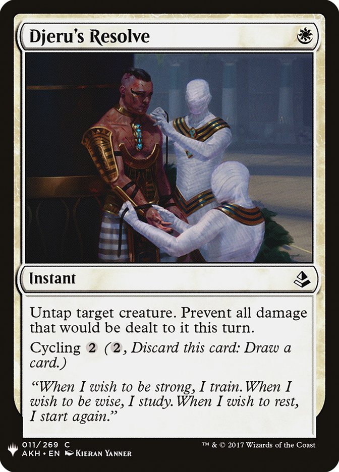 Djeru's Resolve [Mystery Booster] | Game Master's Emporium (The New GME)
