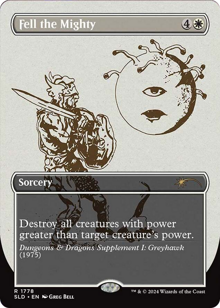 Fell the Mighty [Secret Lair Drop Series] | Game Master's Emporium (The New GME)