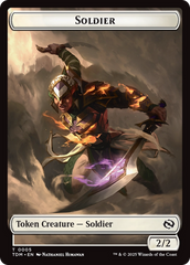 Solider (0004) // Solider (0005) Double-Sided Token [Tarkir: Dragonstorm Tokens] | Game Master's Emporium (The New GME)