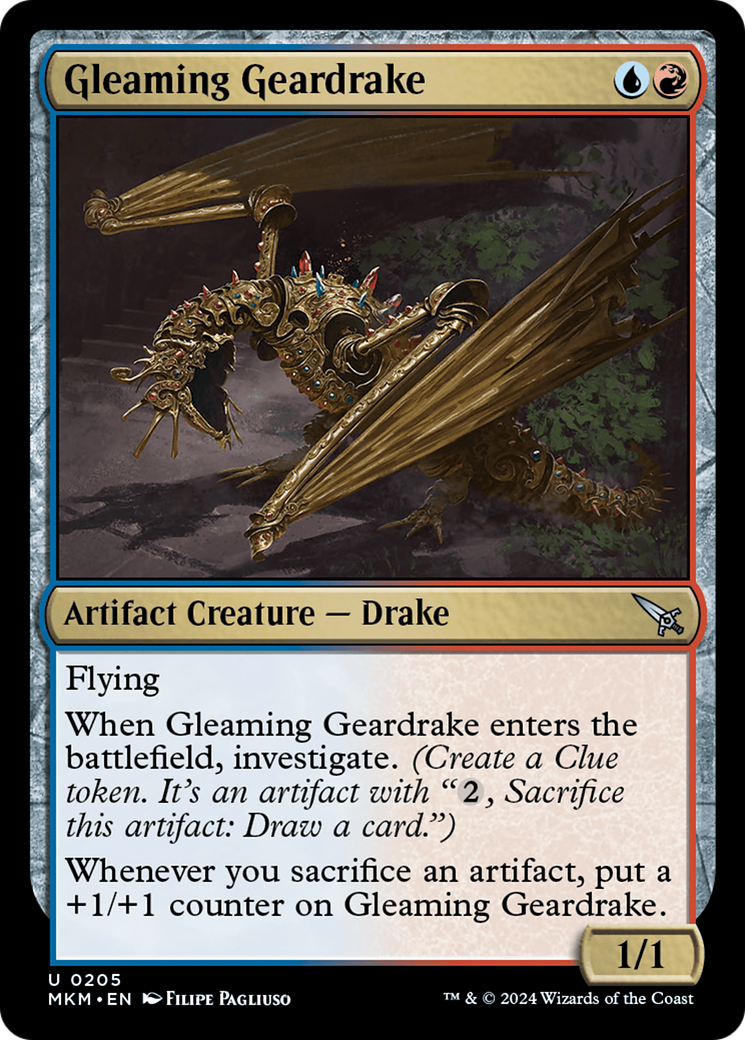 Gleaming Geardrake [Murders at Karlov Manor] | Game Master's Emporium (The New GME)