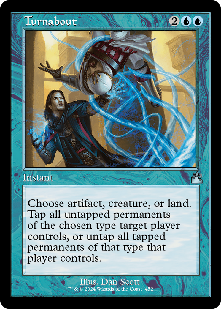 Turnabout (Retro Frame) [Ravnica Remastered] | Game Master's Emporium (The New GME)