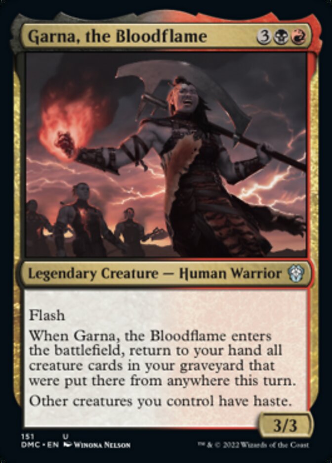 Garna, the Bloodflame [Dominaria United Commander] | Game Master's Emporium (The New GME)