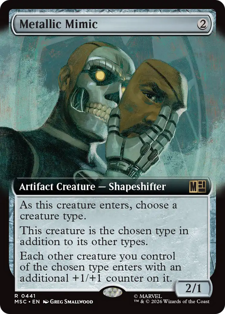 Metallic Mimic (Extended Art) [Marvel Super Heroes Commander] | Game Master's Emporium (The New GME)
