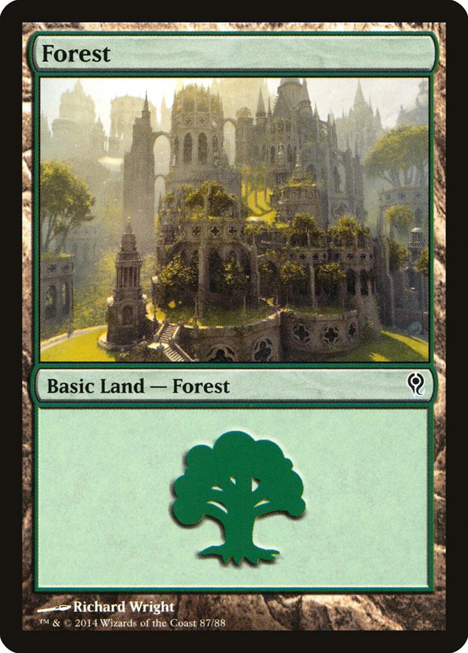 Forest (87) [Duel Decks: Jace vs. Vraska] | Game Master's Emporium (The New GME)